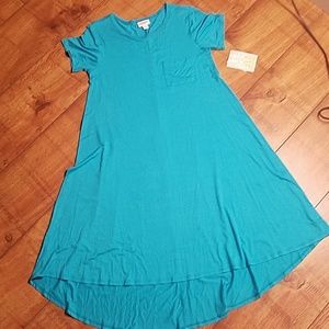 Blue LuLaRoe Carly Dress XXS